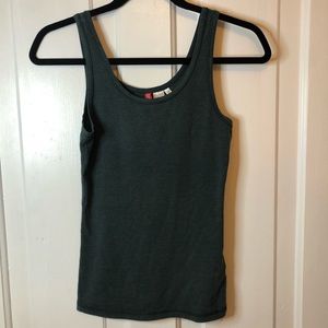 3 for $20 - Green Divided Tank Top